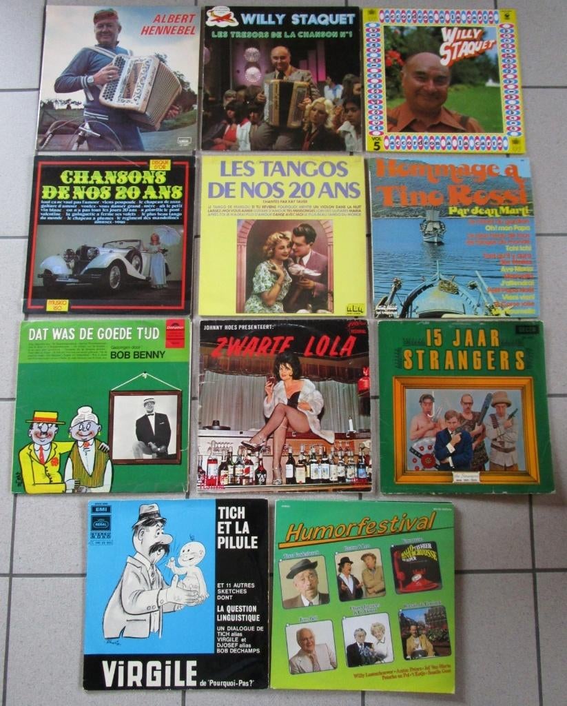 Lot vintage vinylplaten allerhande - OPRUIM MUZIEK, Gebruikt, Ophalen of Verzenden, 1970 - 1979, Originele persing