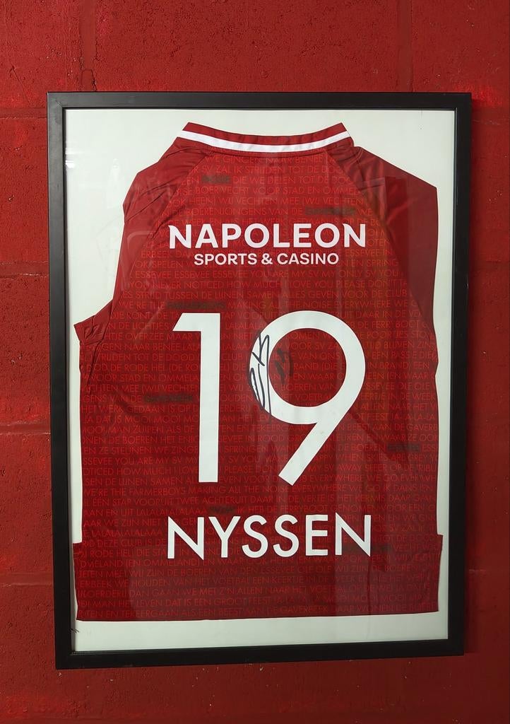 Match worn shirt - Benoît Nyssen / Zulte Waregem, Verzamelen, Sportartikelen en Voetbal, Zo goed als nieuw, Shirt, Ophalen