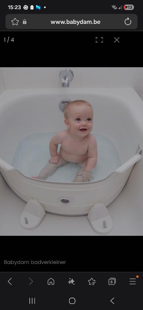 Babydam badverkleiner, Kinderen en Baby's, Badjes en Verzorging, Zo goed als nieuw, Overige typen, Standaard, Ophalen