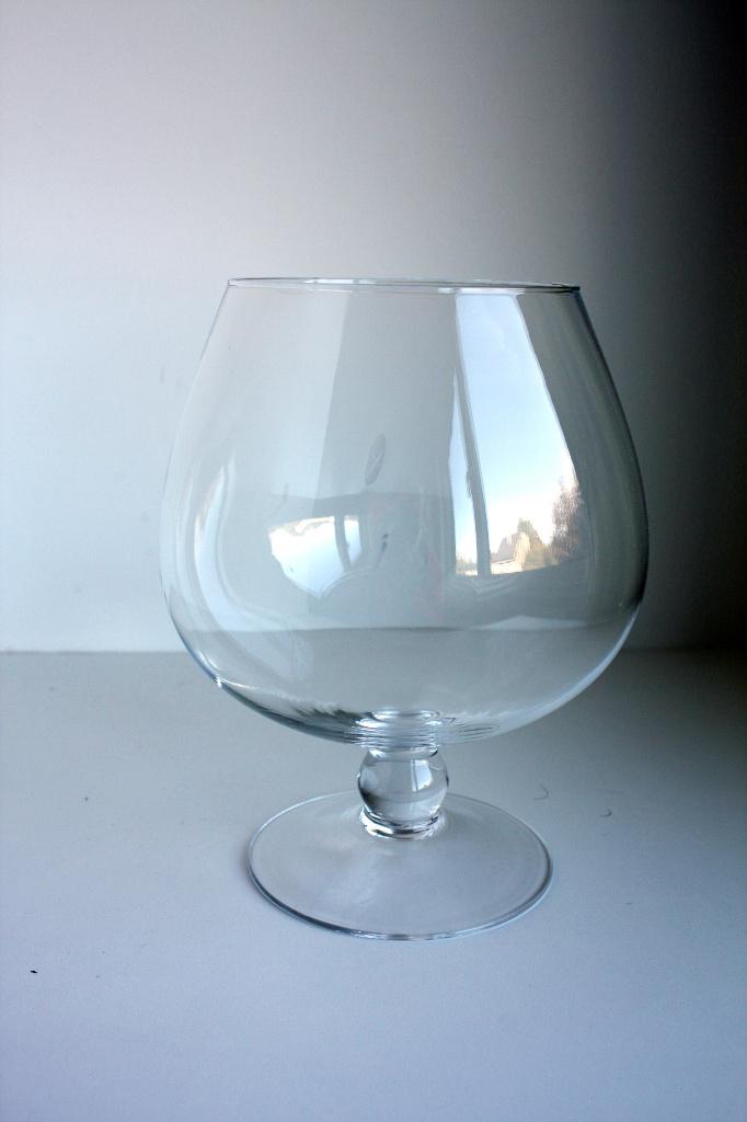 Glazen ‘kom op voet’, Maison & Meubles, Cuisine | Vaisselle, Uni, Enlèvement ou Envoi, Comme neuf, Verre