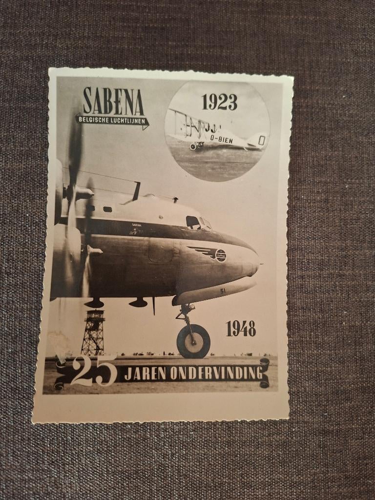 Sabena postkaart, Collections, Aviation, Enlèvement