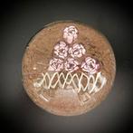 Val saint Lambert Presse papier Sulfure Diamètre 7 cm, Antiquités & Art, Enlèvement ou Envoi