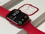 Apple Watch Series 7 45mm Red, batterij 99%, nieuwstaat!, Ophalen of Verzenden, Zo goed als nieuw, Rood, IOS