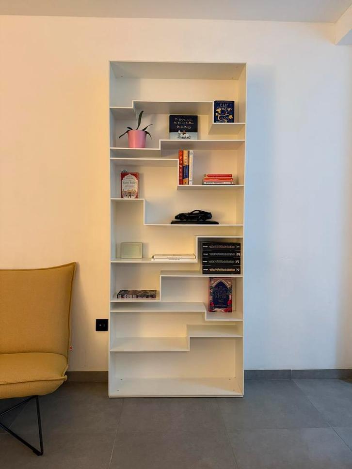 MDF Italia Melody Boekenkast, Maison & Meubles, Armoires | Bibliothèques, Comme neuf, 200 cm ou plus, 25 à 50 cm, Enlèvement