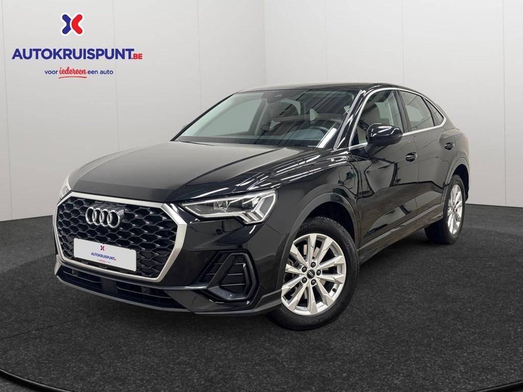 Audi Q3 1.4 45 TFSI E S-TRONIC Leder GPS Camera Verw.Zetels, Auto's, Automaat, Euro 6, Zwart, 38 g/km