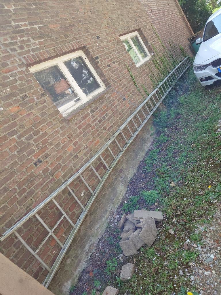 Lange aluminium ladder, Doe-het-zelf en Bouw, Ophalen, Ladder