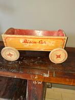 Houten kar Buffalo Bison car, Antiek en Kunst, Curiosa en Brocante, Ophalen