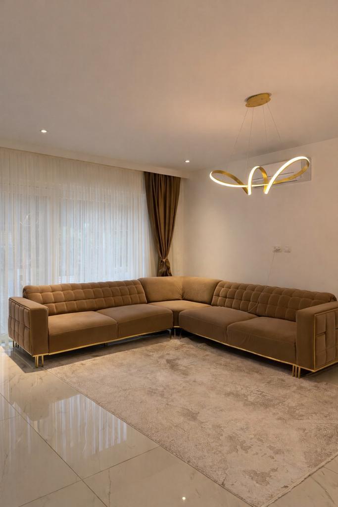 Canapé d’angle luxe avec fonction couchage, Maison & Meubles, Canapés | Coins salons complets, Comme neuf, Tissus, Enlèvement