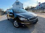 Peugeot 308 1.2 Access * GPS * EURO 6 * GARANTIE, Auto's, Stof, 1199 cc, 109 g/km, Zwart