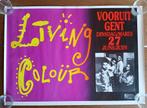 Affiche Living Colour @ Vooruit, Ophalen of Verzenden