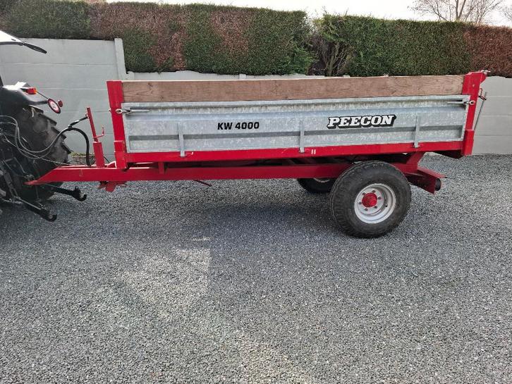Kipwagen Peecon KW 4000, Articles professionnels, Agriculture | Outils, Transport, Enlèvement