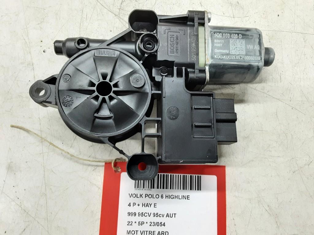 MOTEUR LEVE VITRE ELECTRIQUE ARRIÈRE DROIT Polo VI (AW1), Volkswagen, Mevr. I. Hauben, Utilisé, Arrière