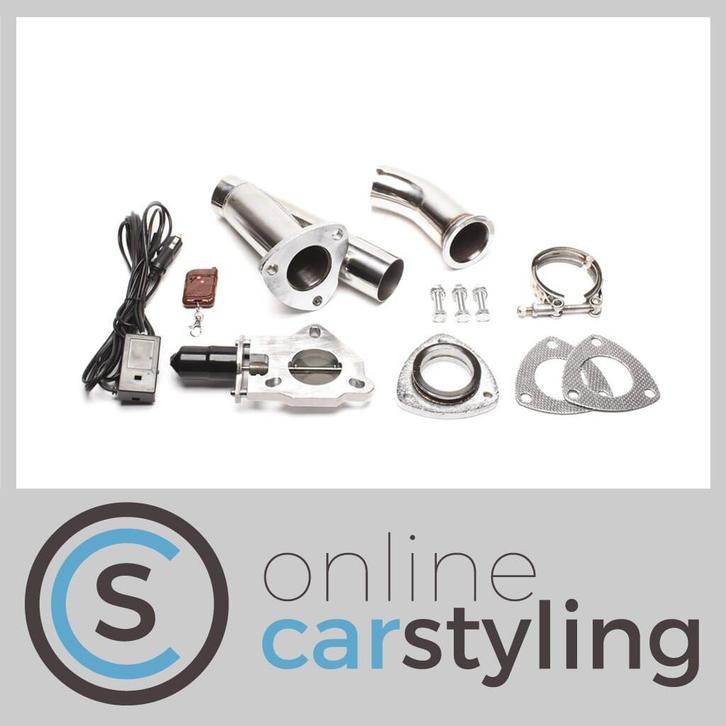 Bypass RVS uitlaat Kleppensysteem 55mm, Autos : Pièces & Accessoires, Systèmes d'échappement, Neuf, Enlèvement ou Envoi