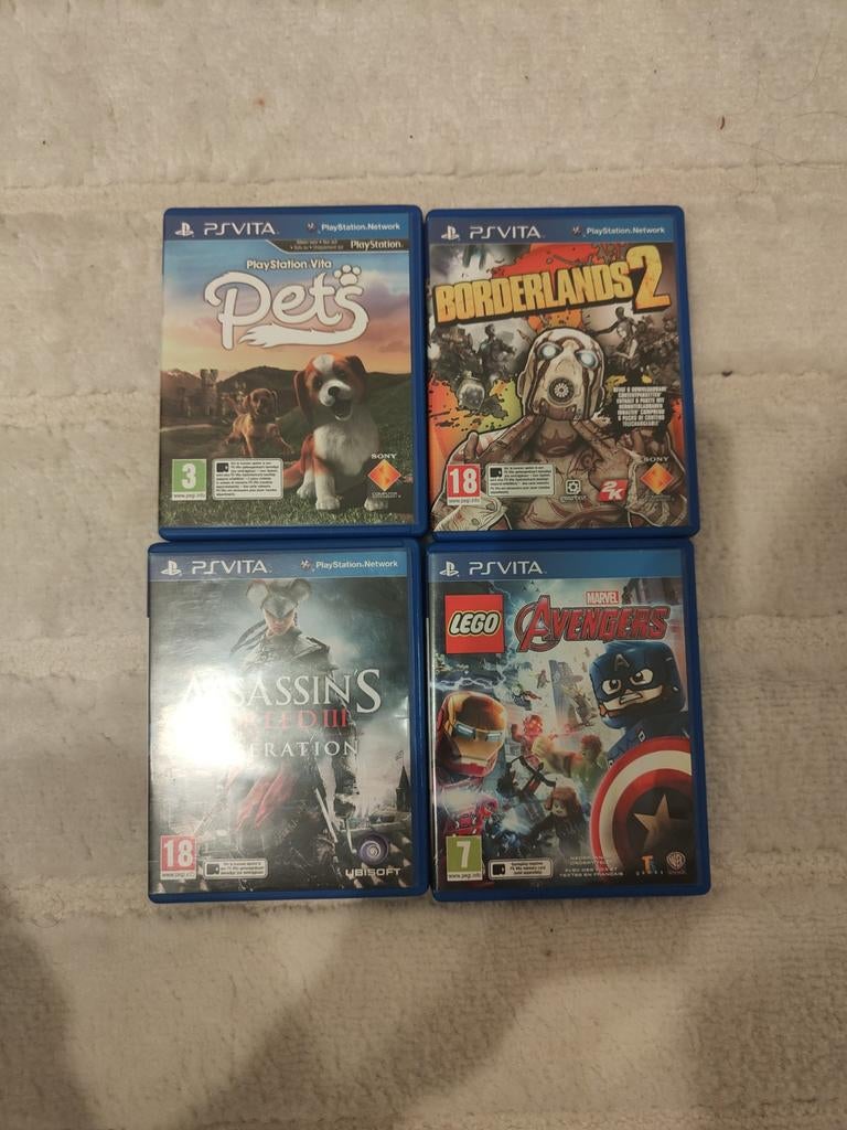 4 psvita-spellen - 50€ voor 4, Ophalen of Verzenden