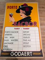 Reclamebord Porto racsor, Ophalen, Zo goed als nieuw, Reclamebord