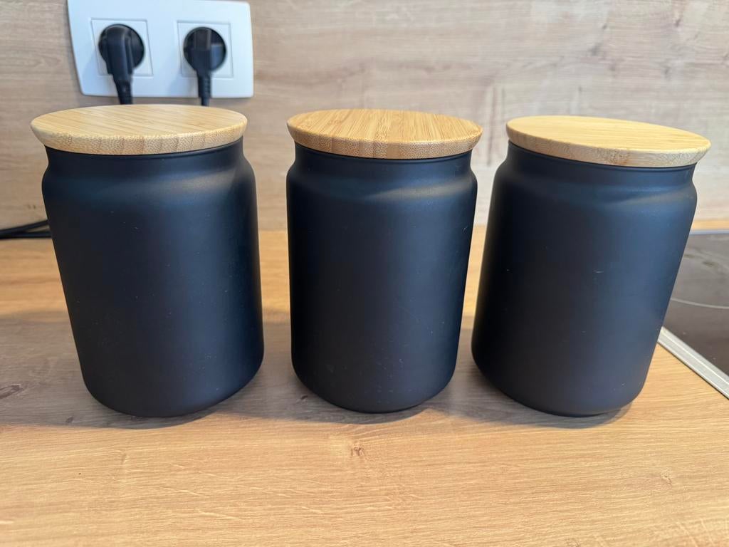 Lot de 3 bocaux IKEA, Enlèvement, Comme neuf