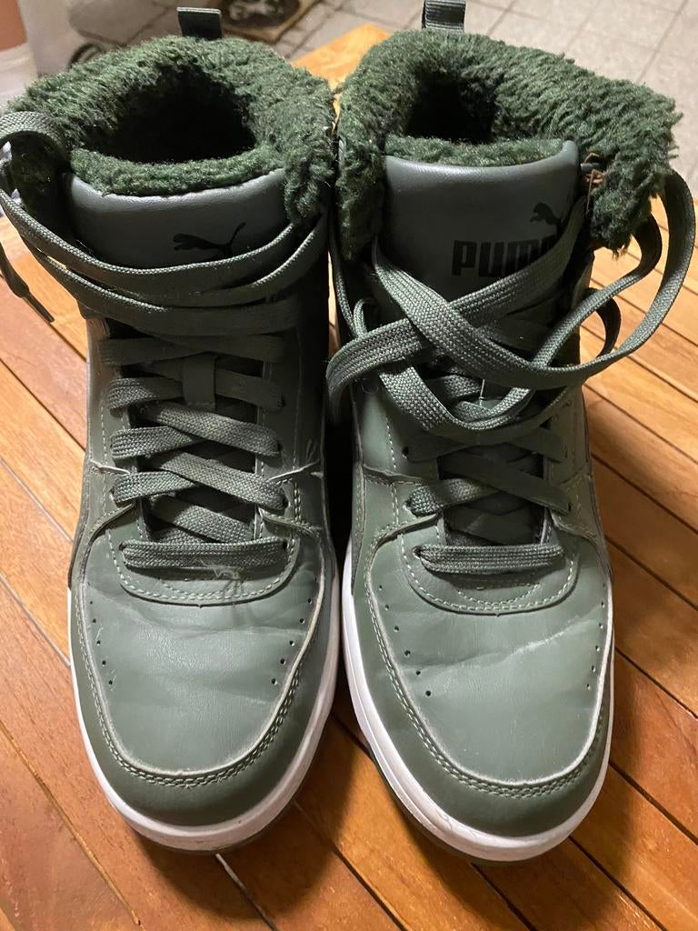 Sneaker puma hoog, Ophalen, Gedragen