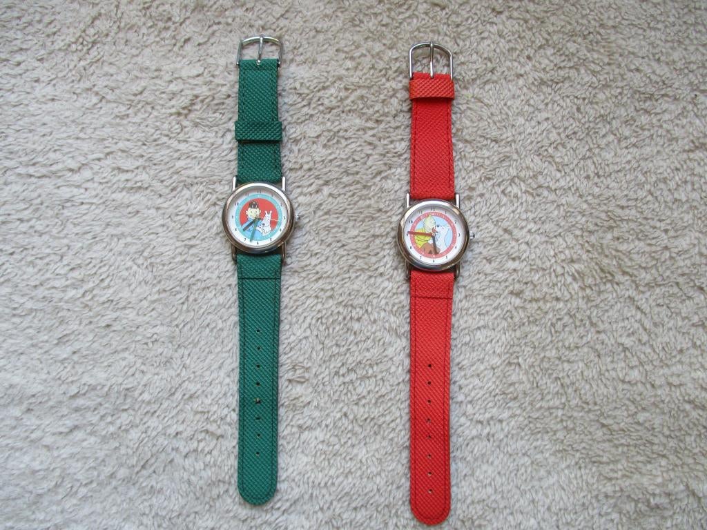 Kuifje horloge uit 1994, Verzamelen, Ophalen of Verzenden, Kuifje, Gebruikt, Overige typen