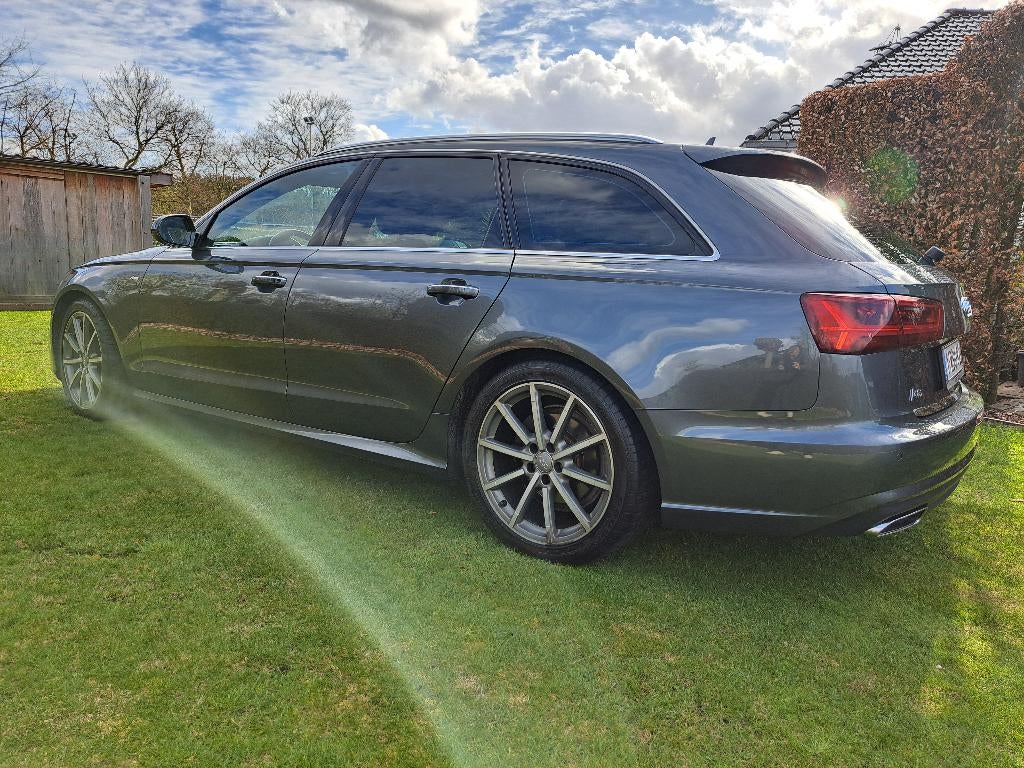 Audi a6 handgeschakeld, Autos, Cuir, Argent ou Gris, Anti démarrage, Boîte manuelle