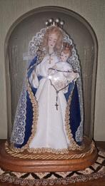 Mariabeeldje met kindje Jezus onder stolp, Ophalen