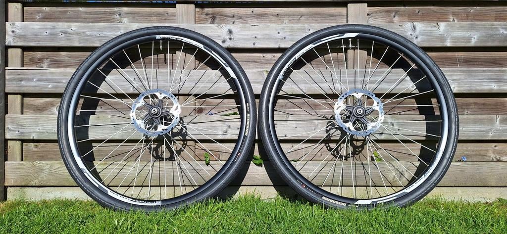 27,5" wielset met Shimano Deore XT naven, Fietsen en Brommers, Fietsonderdelen, Ophalen