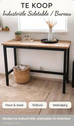 Bartafel eikenhout, Huis en Inrichting, Ophalen, Zo goed als nieuw, Eikenhout