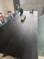 Table de salle à manger noire, Maison & Meubles, Comme neuf, 100 à 150 cm, Enlèvement, Chêne