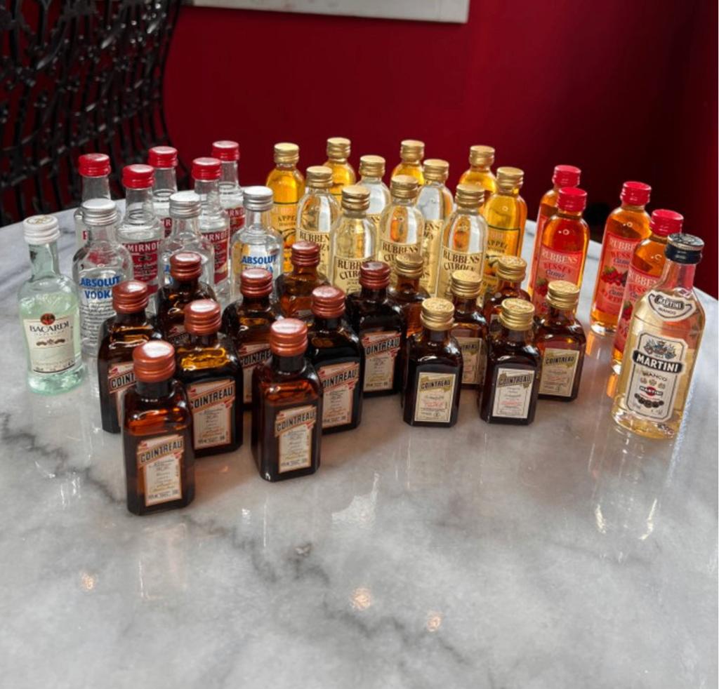 Cointreau, Rubbens, Smirnoff, Absolut, Bacardi, Martini, Ophalen of Verzenden, Nieuw