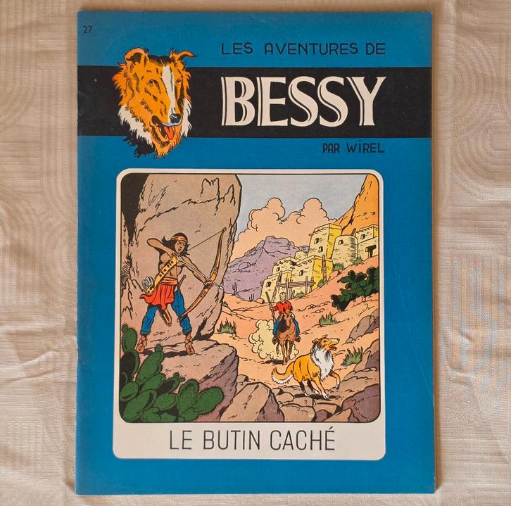 BESSY 27 ( 1 édition / 1e druk ) Le Butin Caché 1958, Boeken, Stripverhalen, Gelezen, Eén stripboek, Ophalen of Verzenden