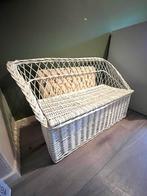 Banc enfant en osier avec coffre, 50 à 100 cm, Comme neuf, Enlèvement, 50 à 75 cm