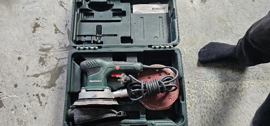 Schuurmachine Metabo, Bricolage & Construction, Outillage | Ponceuses, Enlèvement, Utilisé, Moins de 600 watts, Ponceuse circulaire