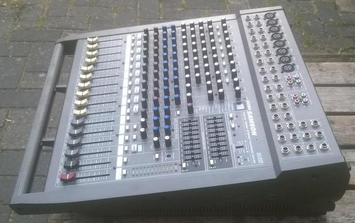 Mengpaneel 2x 500 Watt, Samson TXM-16, Musique & Instruments, Tables de mixage, Comme neuf, 10 à 20 canaux, Entrée micro, Enlèvement ou Envoi