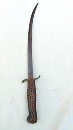 Rare poignard ou cimeterre oriental, Enlèvement ou Envoi, Armée de terre, Couteau ou Poignard
