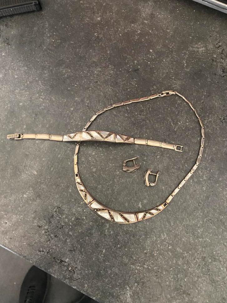 Antieke Oosterse sieraden in sterling 925 zilver, Bijoux, Sacs & Beauté, Bijoux anciens, Bracelet, Argent, Enlèvement