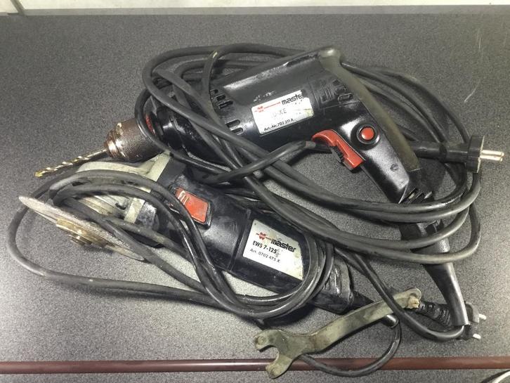 Würth boormachine en haakse slijper, Doe-het-zelf en Bouw, Gereedschap | Slijpmachines, Zo goed als nieuw, Haakse handslijpmachine