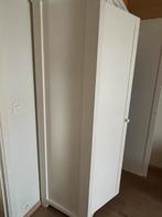Witte kleerkast tweedeurs- landelijke stijl, Huis en Inrichting, Ophalen, Gebruikt