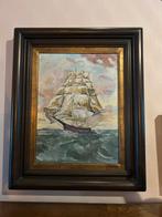 schilderij "schip op zee", Antiek en Kunst, Ophalen