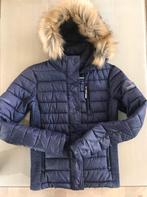 Superdry jas XS, Kleding | Dames, Jassen | Winter, Ophalen of Verzenden, Zo goed als nieuw, Maat 34 (XS) of kleiner, Blauw