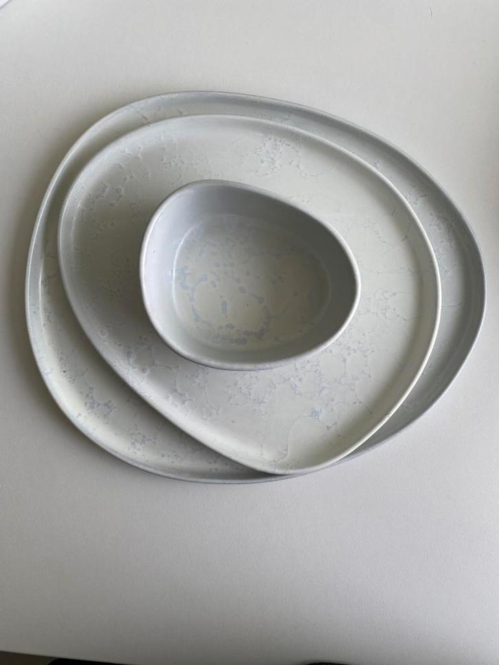 Alda Raw 18-dig servies, Huis en Inrichting, Keuken | Servies, Zo goed als nieuw, Bord(en), Porselein, Ophalen