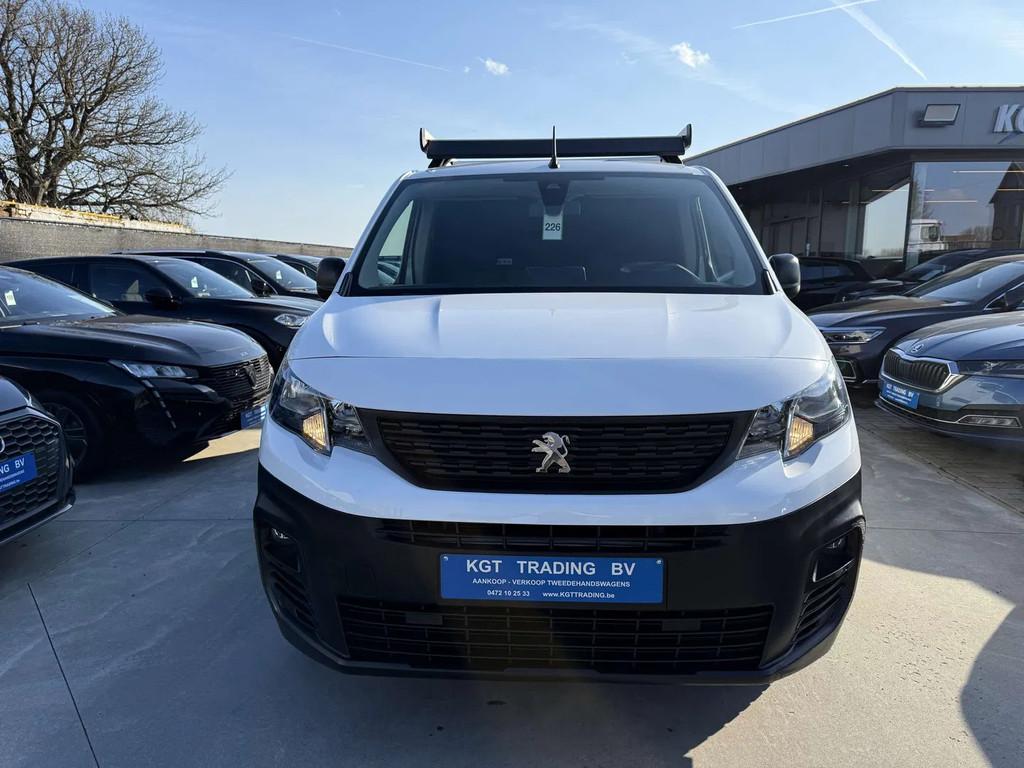 Peugeot Partner 1.5 BLUEHDI XL L2 3 ZIT NAVI PDC CARPLAY DAK, Auto's, 75 kW, Stof, Gebruikt, 4 cilinders