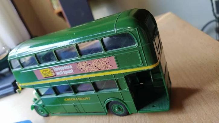 AEC LONDON DOUBLEDECKER, SOLIDE, 1:50, MENTHE, Hobby & Loisirs créatifs, Voitures miniatures | 1:50, Comme neuf, Bus ou Camion