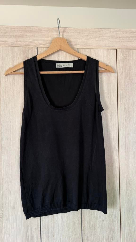 Zwart zomertopje mt M, Maat 38/40 (M), Zwart, Ophalen of Verzenden, Zo goed als nieuw