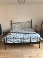 Bed 180 cm x 200 cm, Huis en Inrichting, Ophalen, Gebruikt, Zwart, Tweepersoons