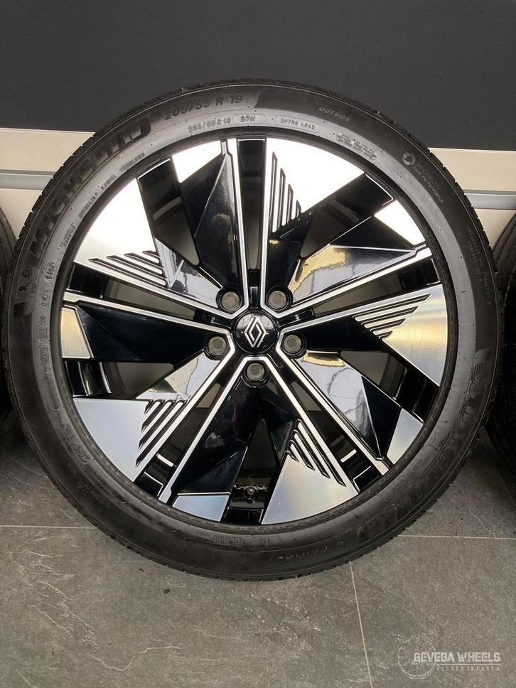19” originele Renault Scenic E-tech velgen + banden 5x114.3, Auto-onderdelen, Banden en Velgen, Banden en Velgen, Zomerbanden
