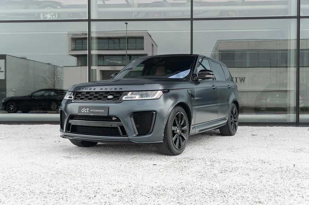Land Rover Range Rover Sport SVR 5.0 V8 SV Matte Colour Pano, Auto's, Land Rover, Automaat, Blauw, Leder, 5 zetels