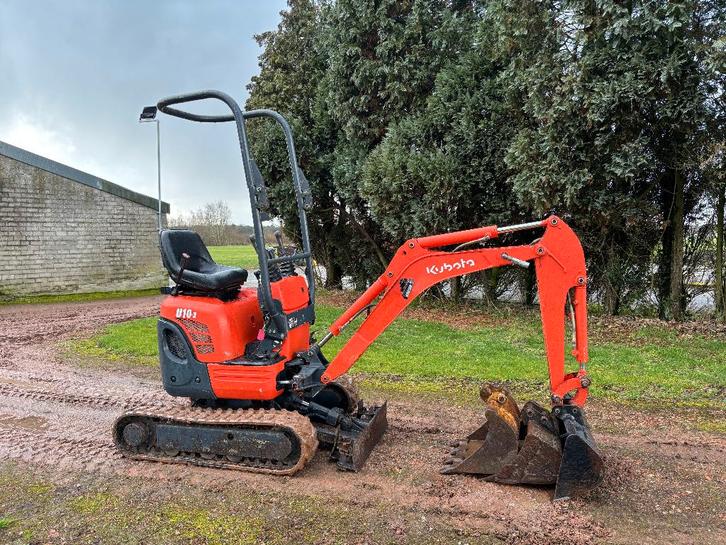 Kubota U10-3 Minigraver (2008) 3 graafbakken, Zakelijke goederen, Overige Zakelijke goederen, Ophalen