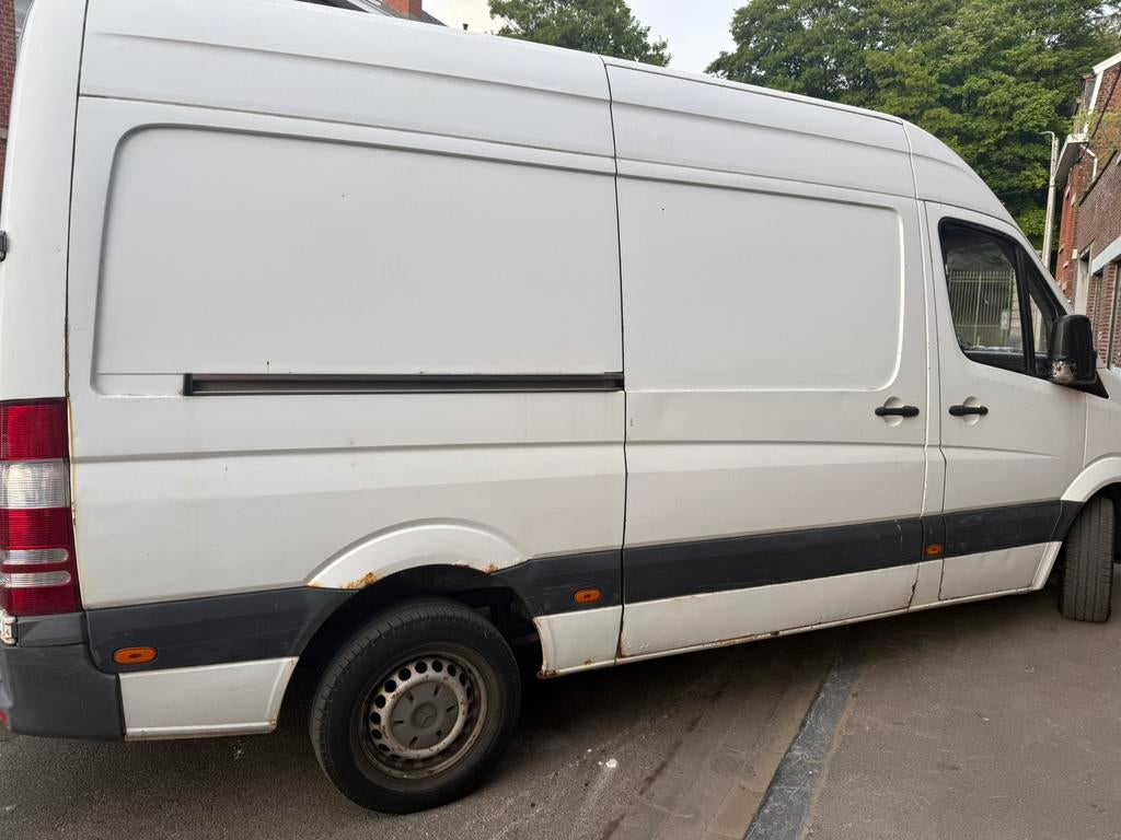 Mercedes Sprinter, 4 deurs, Zwart, Wit, Mercedes-Benz