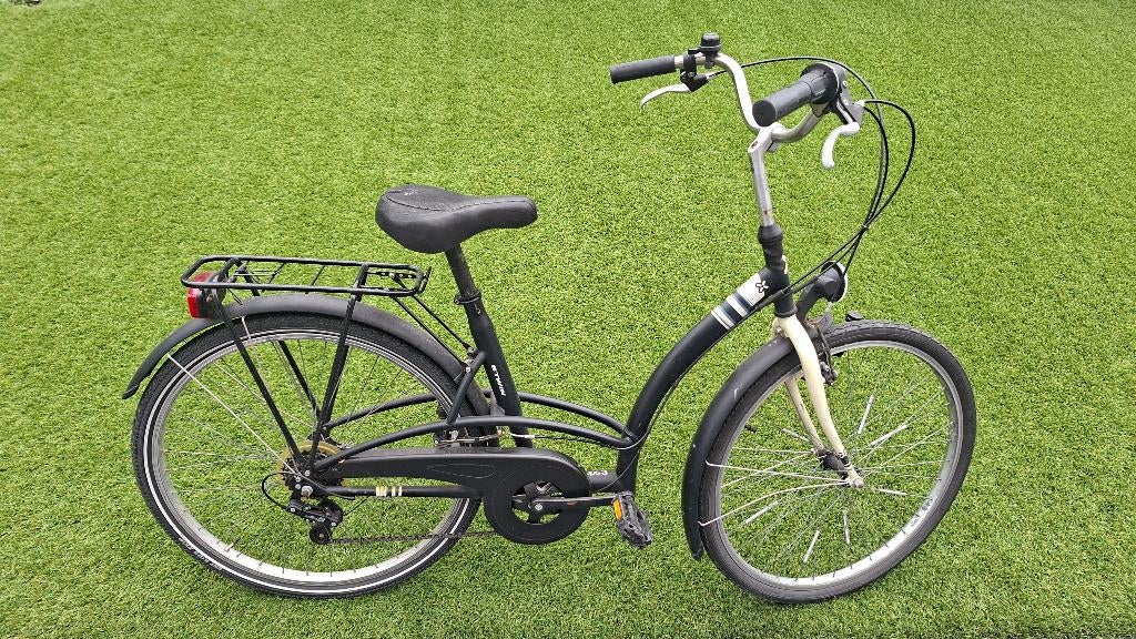 zwarte meisjes/damesfiets elops3/ 26 inch, Ophalen, Gebruikt, Overige merken