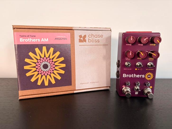 Chase Bliss Brothers AM, Muziek en Instrumenten, Effecten, Zo goed als nieuw, Distortion, Overdrive of Fuzz, Ophalen of Verzenden