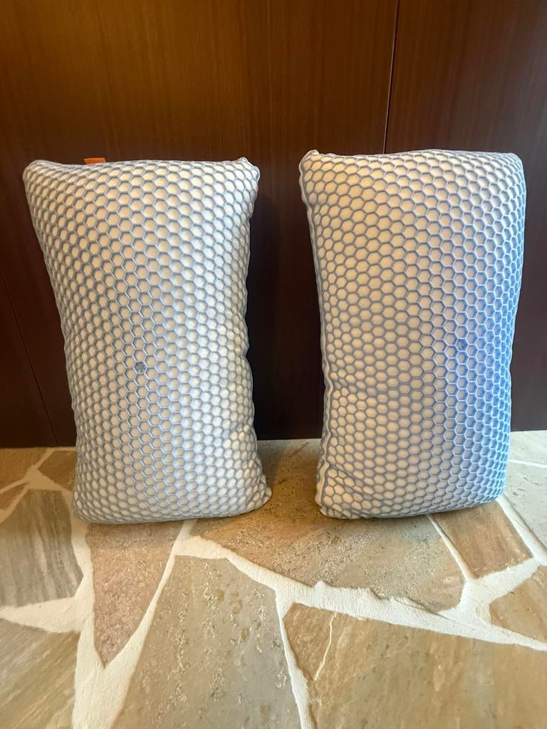 hoofdkussens van Emma, type AirGrid Microfiber (40x70 cm)., Enlèvement, Comme neuf